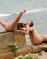 Outdoor Girls in Nature - 82-0096-valya-vera